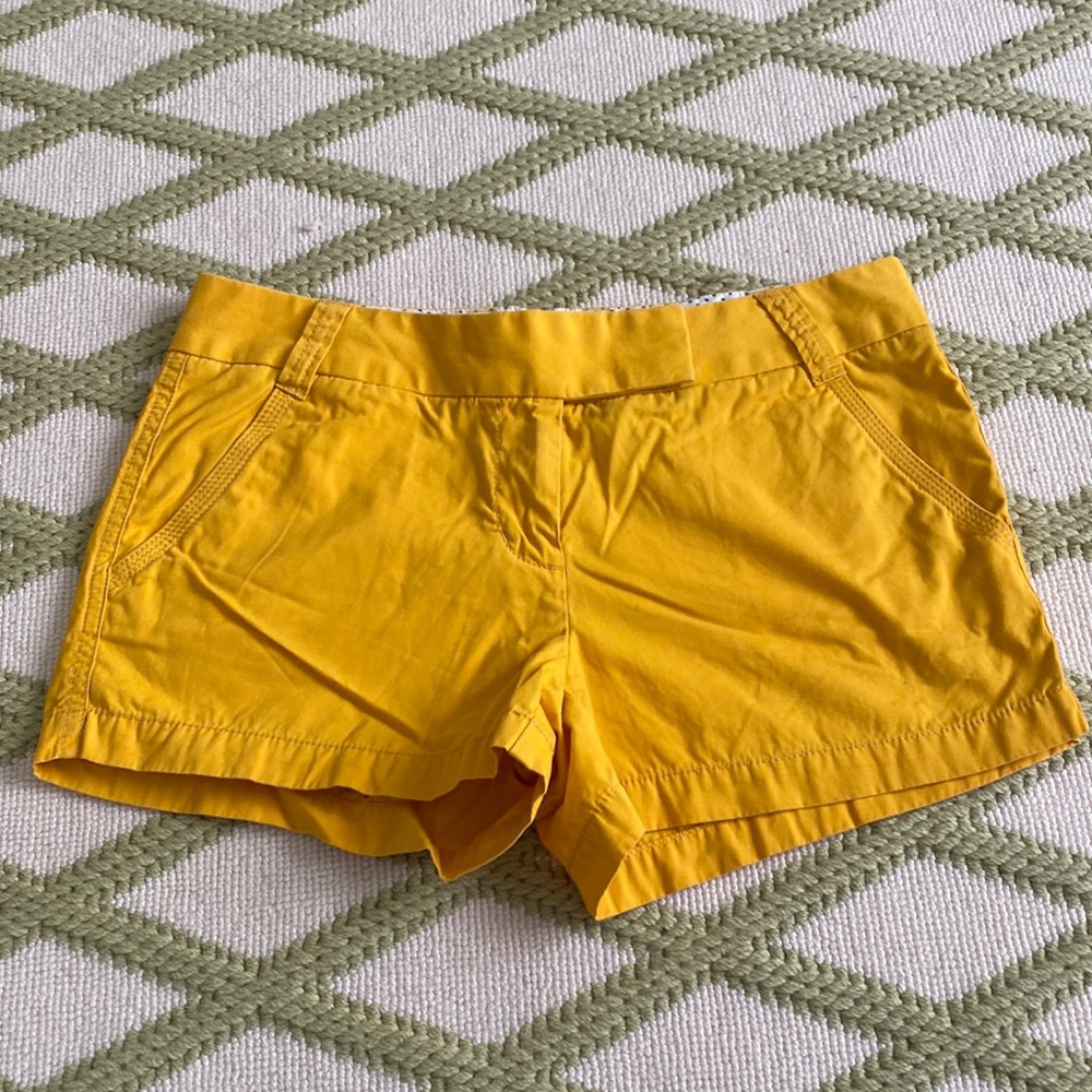 Jcrew gold chino shorts